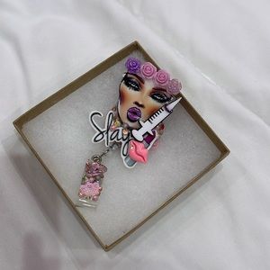 Doctor/esthetician ID holder handmade